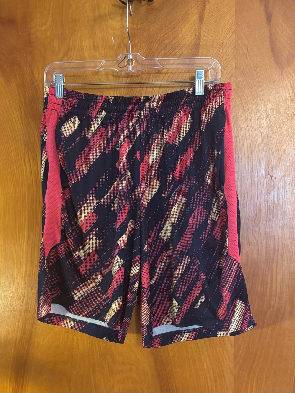 tek gear Red, Black & Gold Athletic Mesh Shorts